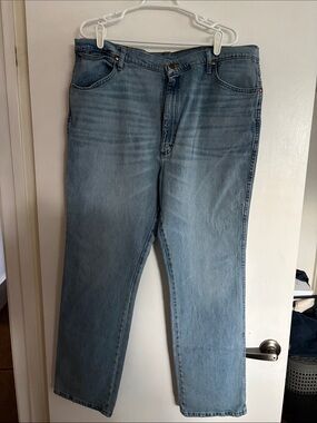 Wrangler Light Blue Straight Leg Jeans